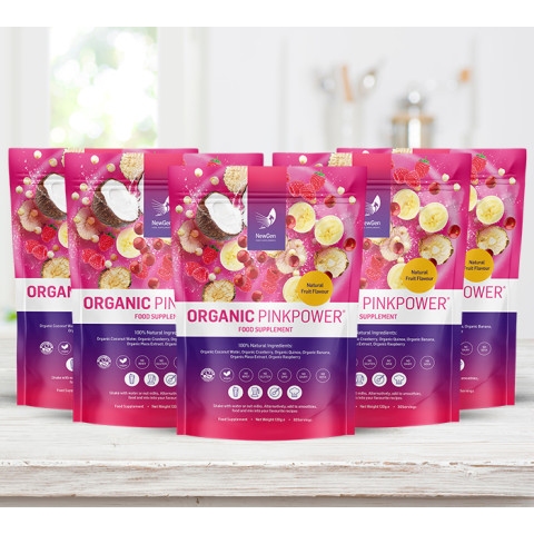 5 x Organic Pink Power - Discounted pack!